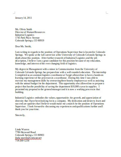 44402 cover letter formatting