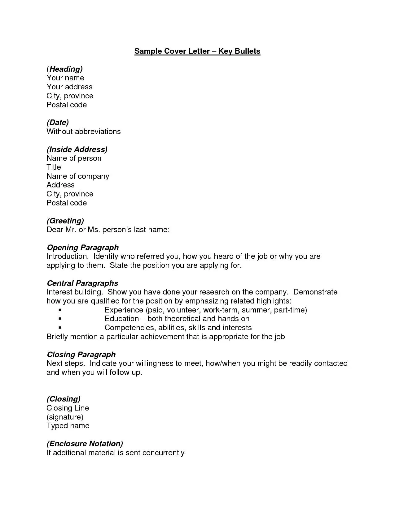 44407 cover letter elements
