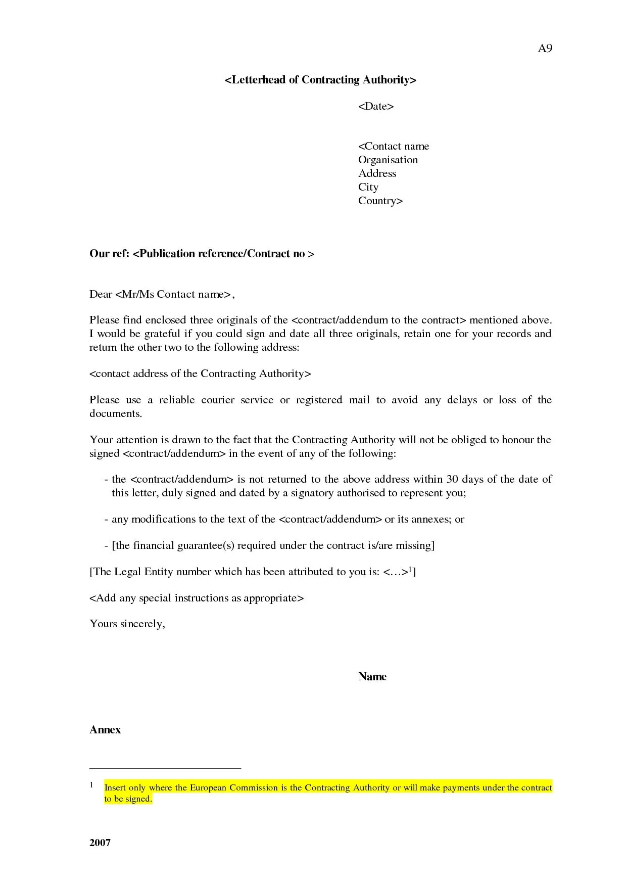 44407 cover letter formatting