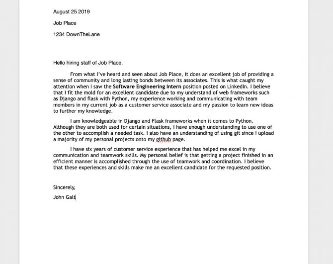 44408 engineering cover letter writing