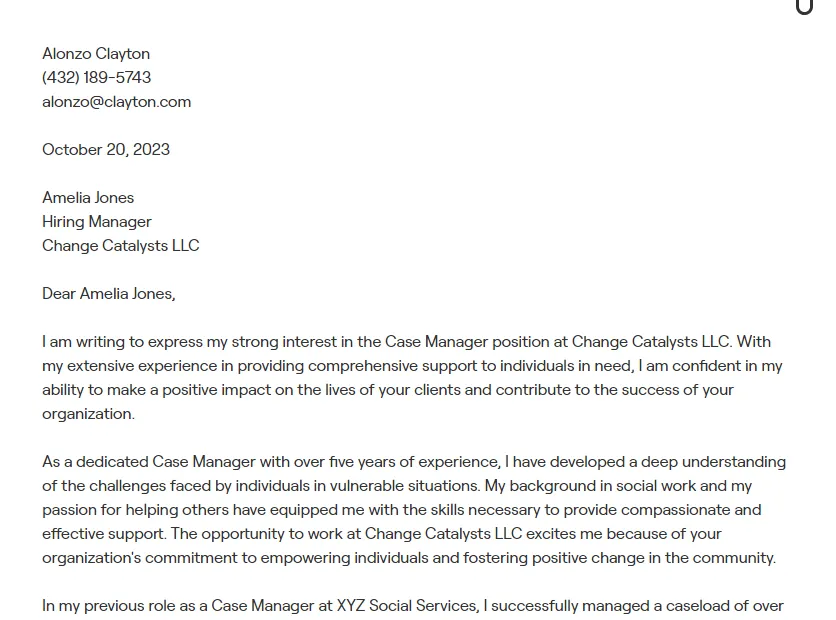 44419 case manager skills