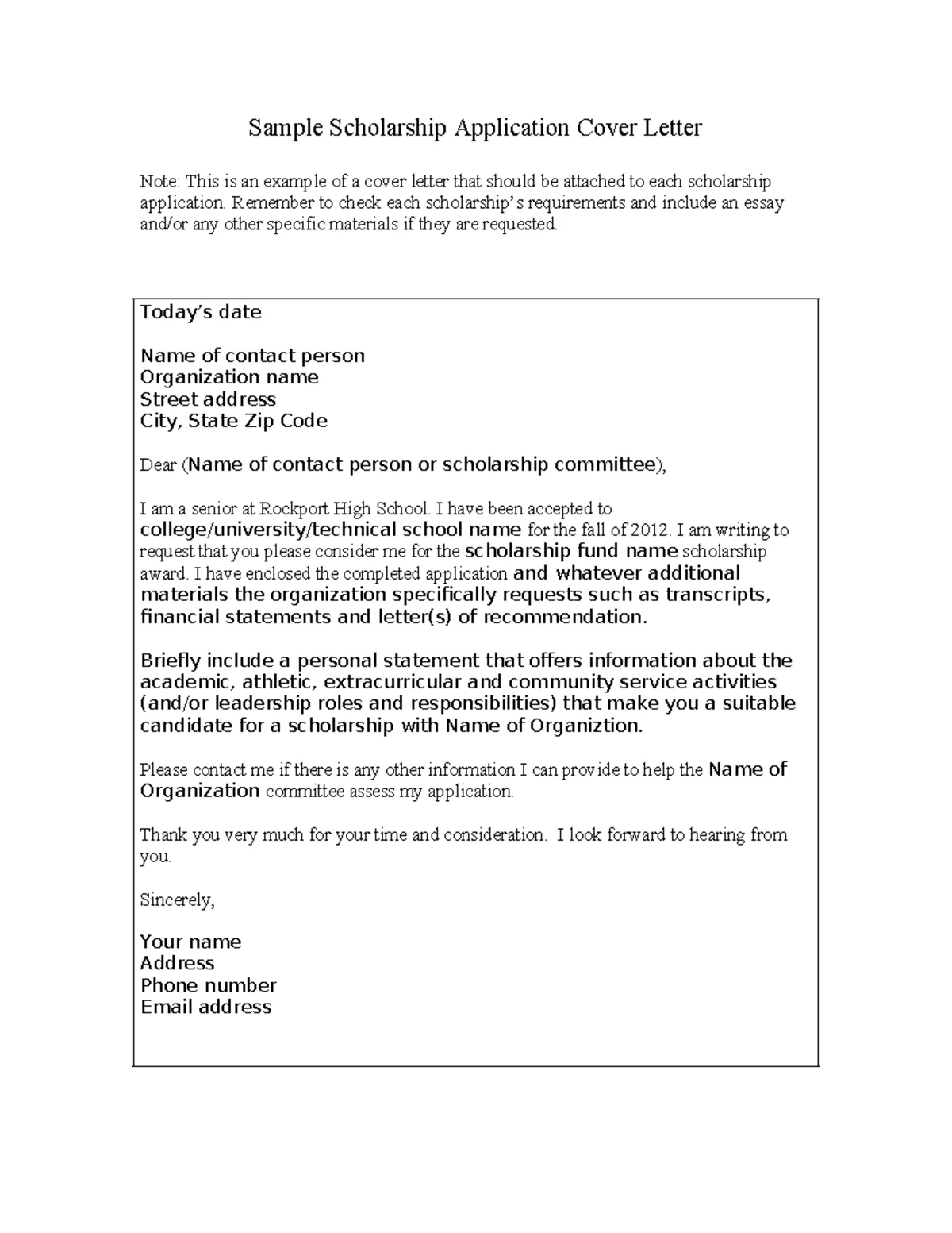44438 financial need scholarship