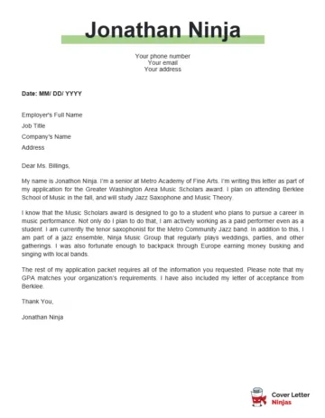 44438 scholarship cover letter writing