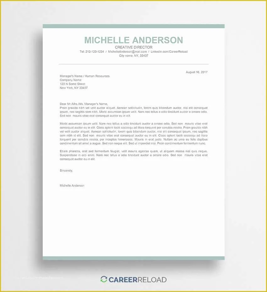 44447 matching resume cover letter template 4